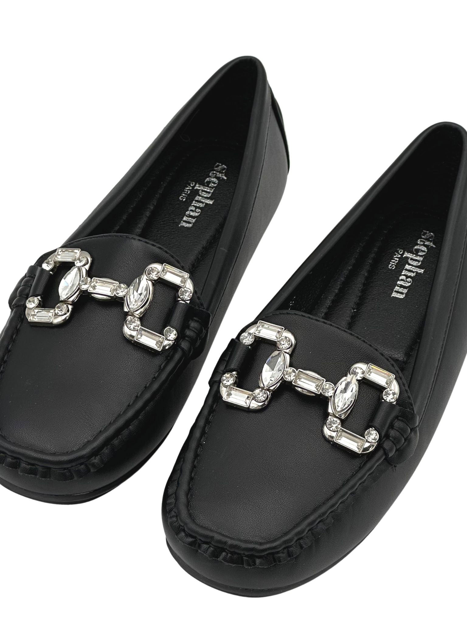 Rosalba - Mokkasiner pyntet med similistensspænde